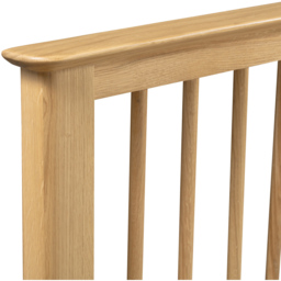 Julian Bowen Cotswold King Size Natural Bed Frame - Brown - Wilko - thumbnail 7