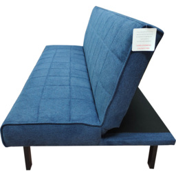 DS Living The Tivona 2 Seater Navy Blue Woven Fabric Sofa Bed - Wilko - thumbnail 6
