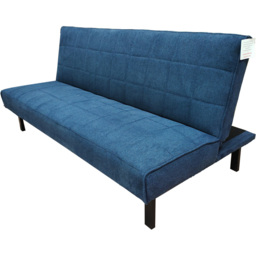 DS Living The Tivona 2 Seater Navy Blue Woven Fabric Sofa Bed - Wilko - thumbnail 5