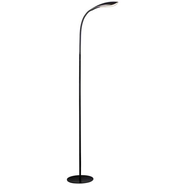 Lifemax High Vision Black LED Floor Light - Size: 120 x 21.8 x 21.8cm - Wilko - image 1
