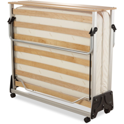 Jay-Be J-Bed Small Double Folding Bed with Performance e-Fibre Mattress - Silver - Wilko - thumbnail 4