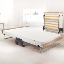 Jay-Be J-Bed Small Double Folding Bed with Performance e-Fibre Mattress - Silver - Wilko - thumbnail 1