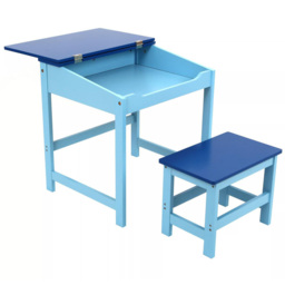 Premier Housewares Kids Blue Desk and Stool - Size: 55 x 48 x 57cm - Premier Kids - Wilko - thumbnail 6