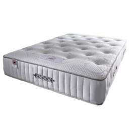 Aspire Furniture King Size Natural Cashmere Pocket Mattress - White - Aspire Beds - Wilko - thumbnail 1
