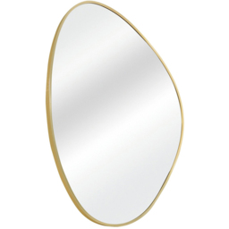 Gold Framed Organic Wall Mirror - Gold - The Port. Co Gallery - Wilko - thumbnail 5