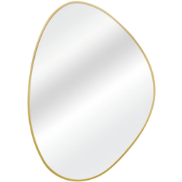 Gold Framed Organic Wall Mirror - Gold - The Port. Co Gallery - Wilko - thumbnail 6