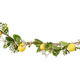 Green Garland with Lemons and Leaves - Wilko - thumbnail 3