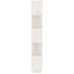 vidaXL 5 Shelf White Solid Pine Wood Bookcase - Size: 163.5 x 51 x 25cm - Wilko - thumbnail 6