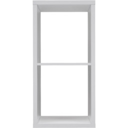Florence Mauro 2 Shelf Matt White Bookshelf - Wilko - thumbnail 4