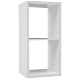 Florence Mauro 2 Shelf Matt White Bookshelf - Wilko - thumbnail 3