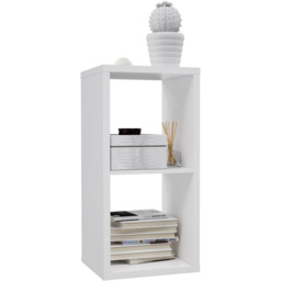 Florence Mauro 2 Shelf Matt White Bookshelf - Wilko - thumbnail 5