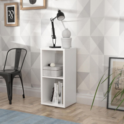 Florence Mauro 2 Shelf Matt White Bookshelf - Wilko - thumbnail 6