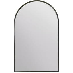 MirrorOutlet The Arcus Black Framed Arched Leaner and Wall Garden Mirror 190 x 120cm - Size: 190 x 120 x 3cm - Wilko - thumbnail 1