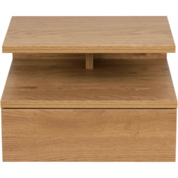 Florence Ashlan Single Drawer Oak Bedside Table - Brown - Furniture To Go - Wilko - thumbnail 3