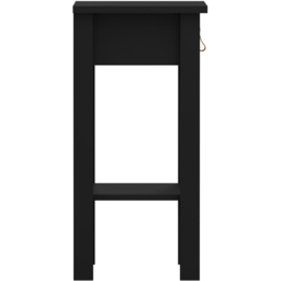 Florence Barcelona Single Drawer Matt Black Bedside Table - Furniture To Go - Wilko - thumbnail 4