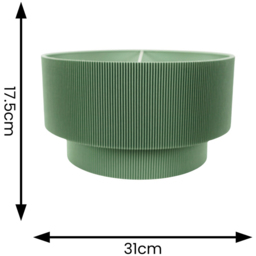 ValueLights Mason 2 Tier Green Crinkle Shade - Wilko - thumbnail 5