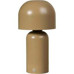 Lighting Collection Taupe Rechargeable LED Table Lamp - Size: 28.5 x 14.5 x 14.5cm - Natural Taupe - Wilko