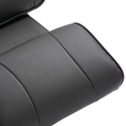 HOMCOM Black Manual Recliner Swivel Reclining Chair - Size: Single - Wilko - thumbnail 3