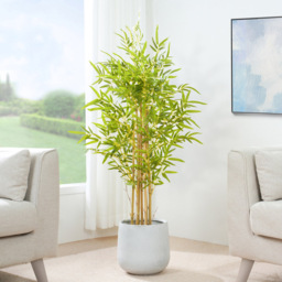 Bamboo Tree Indoor Artificial Plant 120cm - Size: 120 x 30 x 30cm - Green - MCC - Wilko - thumbnail 3
