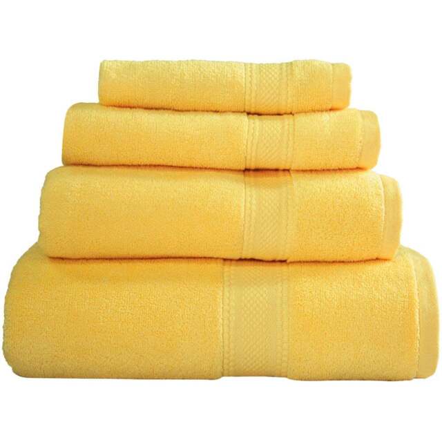 Divante Deluxe Cotton Ochre Hand Towel - Wilko - image 1