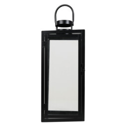 Black Matte Lantern - Size: 17 x 41 x 17 - Wilko - thumbnail 3