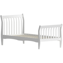 JUNIOR VIDA Orion Single White Sleigh Kids Bed Frame - Wilko - thumbnail 3