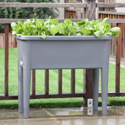 Raised Garden Flower Bed - Grey - My - Wilko