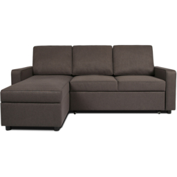 Selene 3 Seater Dark Grey Linen Corner Sofa Bed - Home Garden Direct - Wilko - thumbnail 3