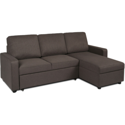 Selene 3 Seater Dark Grey Linen Corner Sofa Bed - Home Garden Direct - Wilko - thumbnail 6