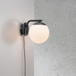 Nordlux Grant Black Wall Light - Size: 16.4 x 14.5 x 16.4cm - Wilko - thumbnail 3