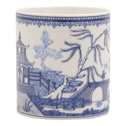 Bone China Willow Mug - Blue - Size: 11 x 8 x 7cm - Wilko - thumbnail 4