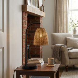 Rhyan Table Lamp - Black - Wilko - thumbnail 7