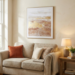 Bronze Distressed Foiled Framed Wall Art 90 x 60cm - Size: 60 x 90 x 3.5 kg - Wilko - thumbnail 6