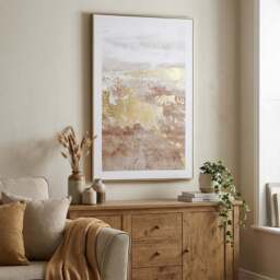 Bronze Distressed Foiled Framed Wall Art 90 x 60cm - Size: 60 x 90 x 3.5 kg - Wilko - thumbnail 7