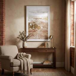 Bronze Distressed Foiled Framed Wall Art 90 x 60cm - Size: 60 x 90 x 3.5 kg - Wilko - thumbnail 3