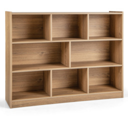 Costway 8 Cube Natural Wooden Bookcase - Size: 8 Shelf - Cream - Wilko - thumbnail 3