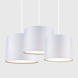 ValueLights Torbery Grey Nesting Ceiling Light Shade 3 Pack - Size: 22 x 30 x 30cm - Wilko - thumbnail 4