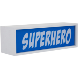 Premier Housewares Superhero LED Light Box - Size: 31 x 11 x 11cm - Multi - Wilko - thumbnail 4