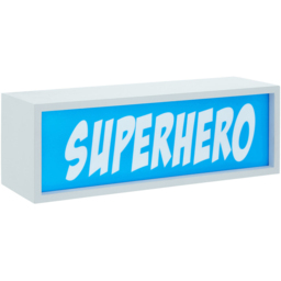 Premier Housewares Superhero LED Light Box - Size: 31 x 11 x 11cm - Multi - Wilko - thumbnail 7