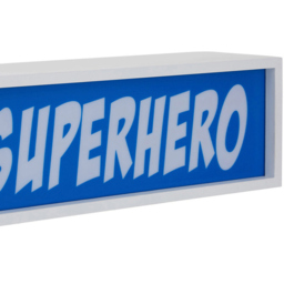 Premier Housewares Superhero LED Light Box - Size: 31 x 11 x 11cm - Multi - Wilko - thumbnail 6