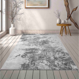 Desire Rugs Serenity Grey Abstract Sprayed Grunge Texture Rug 60 x 220cm - Wilko - thumbnail 6
