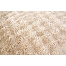 Aurora Faux Fur Duvet Set - Champagne/King - Wilko - thumbnail 5