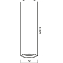 Milagro Genesis Black Spot Light - Size: 20 x 6.3 x 6.3cm - Wilko - thumbnail 7