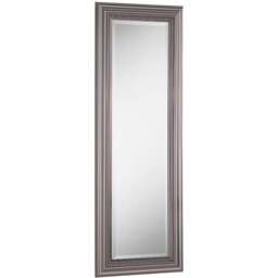 Yearn Dark Chrome Bevelled Dressing Mirror 128.5 x 44.5cm - n/a - Wilko - thumbnail 1
