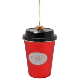 The Seasonal Gift Co Croissant and Coffee Hanging Decoration 2 Piece - Size: 18 x 7 x 7cm - Multi Coloured - Wilko - thumbnail 3