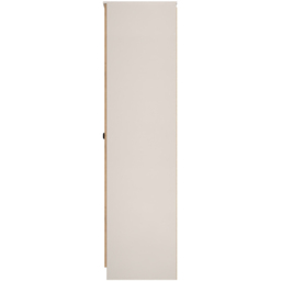 Crowndale Bora 2 Door Gold Oak and Kashmir Tall Double Wardrobe - Cream - Wilko - thumbnail 4