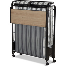 Jay-Be Single Revolution Folding Bed with Rebound e-Fibre Mattress - Black - Wilko - thumbnail 4