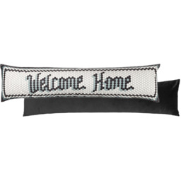 furn. Multicolour Welcome Home Mosaic Message Velvet Draught Excluder - Size: 20 x 92 x 10cm - Wilko - thumbnail 4