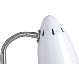 Premier Housewares White Gloss Desk Lamp - Size: 13 x 13 x 37cm - Wilko - thumbnail 7