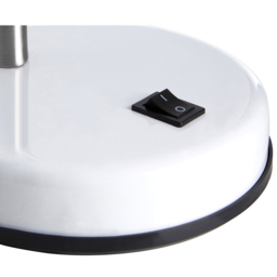 Premier Housewares White Gloss Desk Lamp - Size: 13 x 13 x 37cm - Wilko - thumbnail 5
